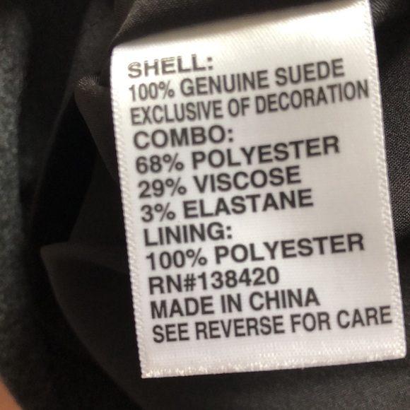 NWT etcetera suede wool stunning dress - Picture 7 of 7